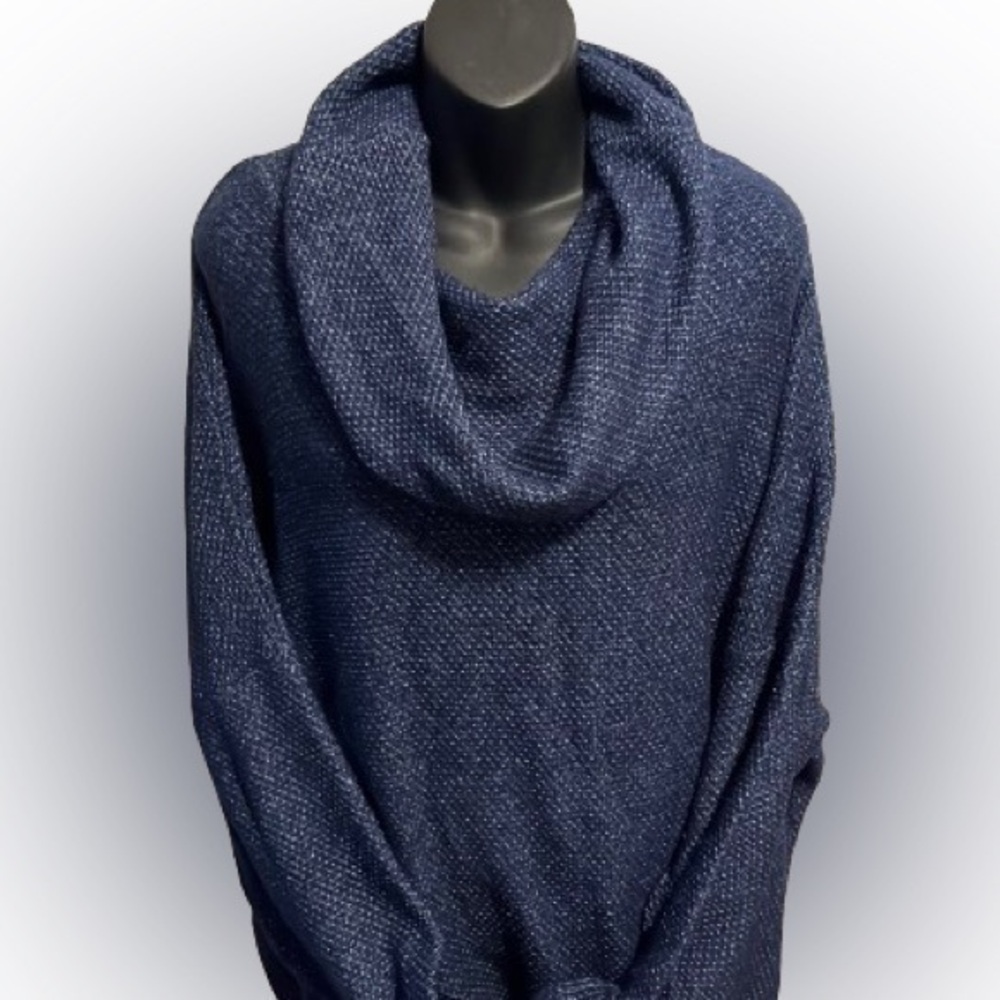 44 Degrees North navy blue turtleneck sweater size 3X